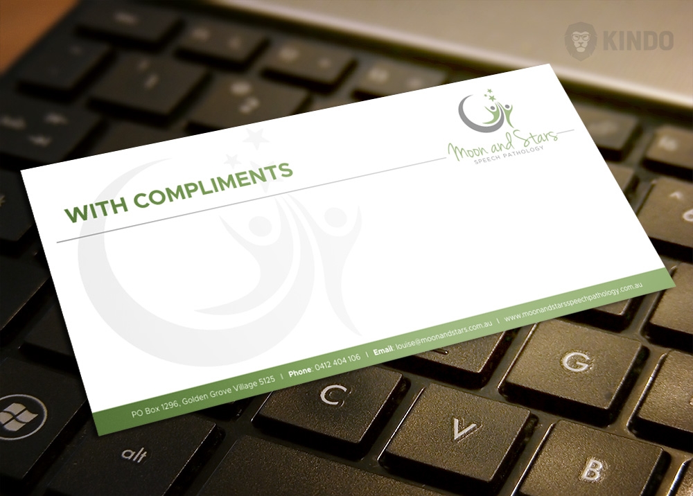 Moon and Stars Speech Pathology logo design by Kindo