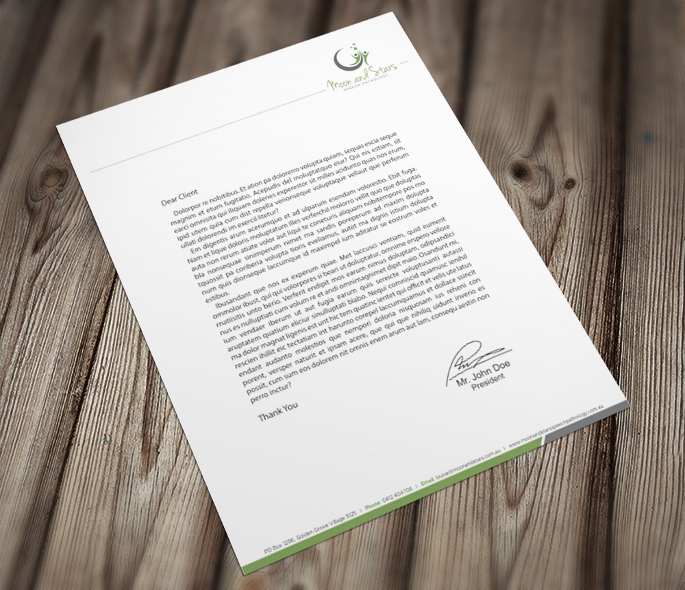 Moon and Stars Speech Pathology logo design by Kindo