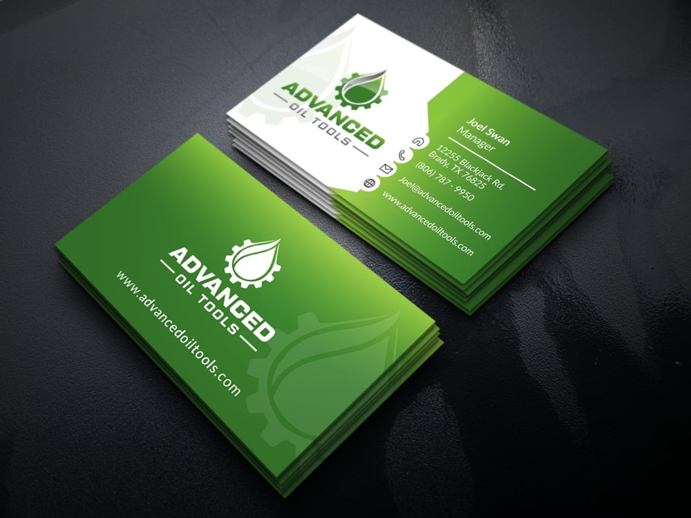 Advanced Oil Tools logo design by akilis13