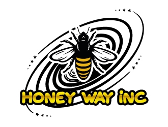 Honey way Inc. logo design by Frenic