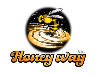 Honey way Inc. logo design by DreamLogoDesign