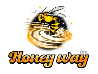 Honey way Inc. logo design by DreamLogoDesign
