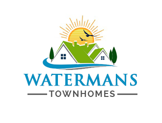 Watermans Townhomes logo design by ProfessionalRoy