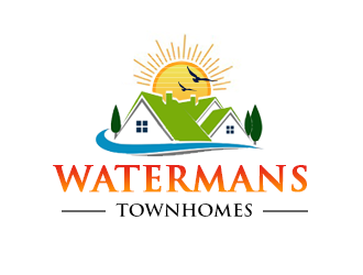 Watermans Townhomes logo design by ProfessionalRoy