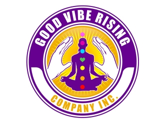 Good vibe rising company logo design by DreamLogoDesign