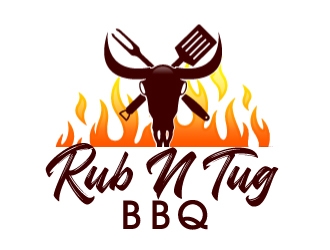 Rub N Tug BBQ logo design by AamirKhan