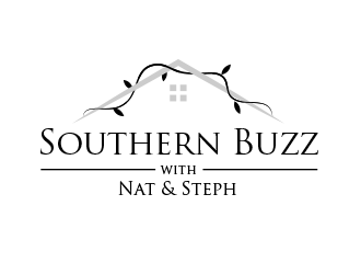 Southern Buzz with Nat & Steph logo design by BeDesign