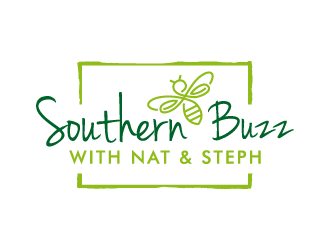 Southern Buzz with Nat & Steph logo design by akilis13
