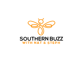Southern Buzz with Nat & Steph logo design by tukangngaret