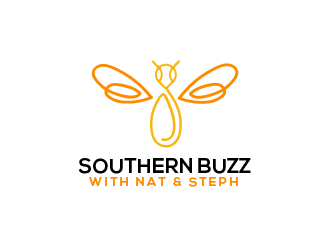 Southern Buzz with Nat & Steph logo design by tukangngaret