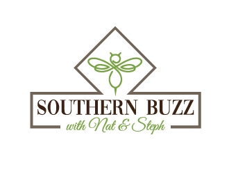 Southern Buzz with Nat & Steph logo design by Marianne