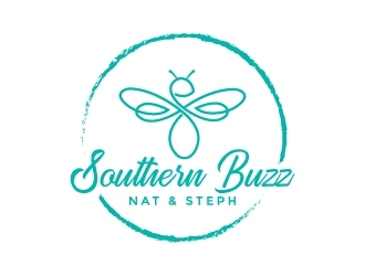 Southern Buzz with Nat & Steph logo design by MUSANG