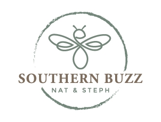 Southern Buzz with Nat & Steph logo design by MUSANG