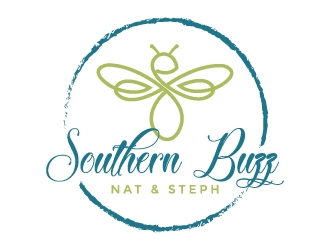 Southern Buzz with Nat & Steph logo design by MUSANG