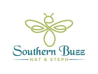 Southern Buzz with Nat & Steph logo design by MUSANG