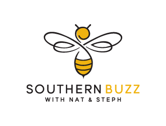 Southern Buzz with Nat & Steph logo design by bluespix