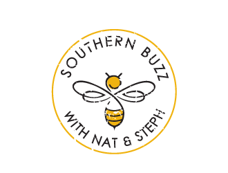 Southern Buzz with Nat & Steph logo design by bluespix
