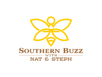 Southern Buzz with Nat & Steph logo design by ekitessar
