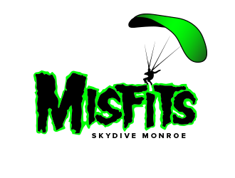 Misfits-Skydive Monroe logo design by BeDesign
