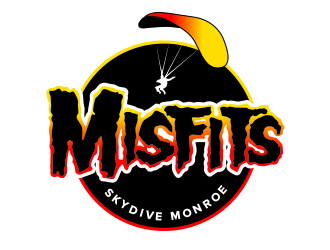 Misfits-Skydive Monroe logo design by BeDesign