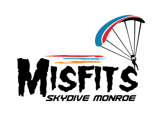 Misfits-Skydive Monroe logo design by aldesign