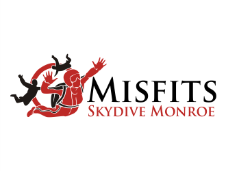 Misfits-Skydive Monroe logo design by Gwerth