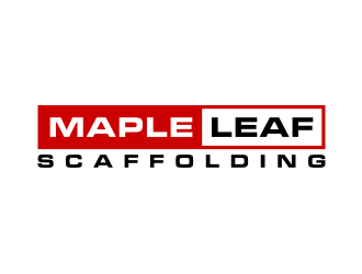 Maple Leaf Scaffolding logo design by nurul_rizkon