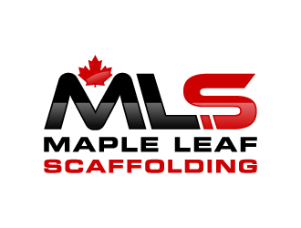 Maple Leaf Scaffolding logo design by akilis13