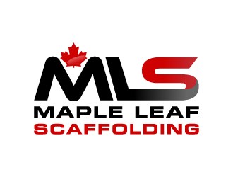 Maple Leaf Scaffolding logo design by akilis13