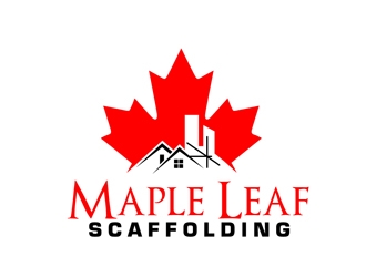 Maple Leaf Scaffolding logo design by DreamLogoDesign