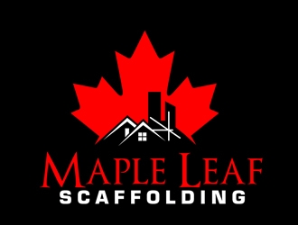 Maple Leaf Scaffolding logo design by DreamLogoDesign