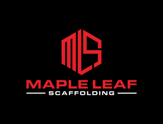 Maple Leaf Scaffolding logo design by Editor