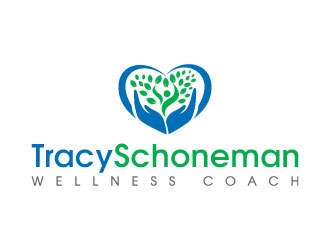 Tracy Schoneman Wellness Coach logo design by pixalrahul