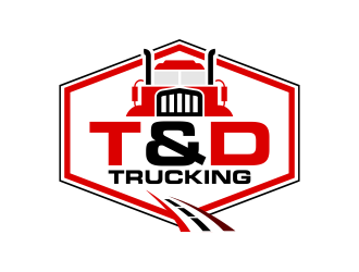 T&D Trucking logo design by ingepro