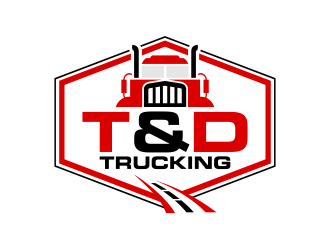 T&D Trucking logo design by ingepro