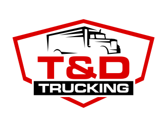 T&D Trucking logo design by ingepro
