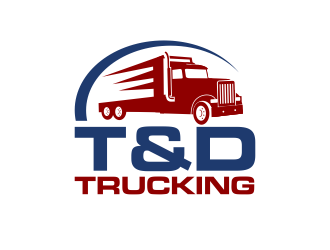 T&D Trucking logo design by ingepro