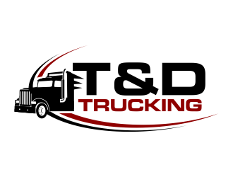 T&D Trucking logo design by ingepro