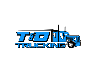 T&D Trucking logo design by nandoxraf