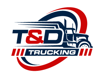 T&D Trucking logo design by THOR_