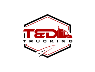 T&D Trucking logo design by ammad