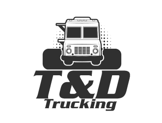 T&D Trucking logo design by AamirKhan