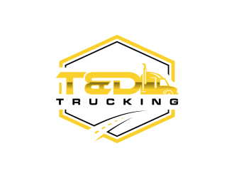 T&D Trucking logo design by ammad