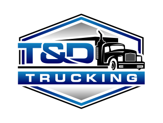T&D Trucking logo design by cintoko