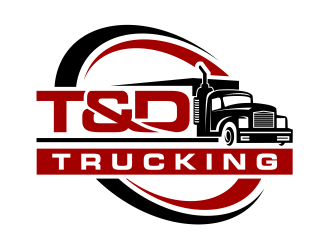 T&D Trucking logo design by cintoko