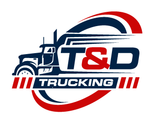 T&D Trucking logo design by THOR_