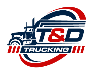 T&D Trucking logo design by THOR_