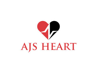 AJs Heart logo design by oke2angconcept