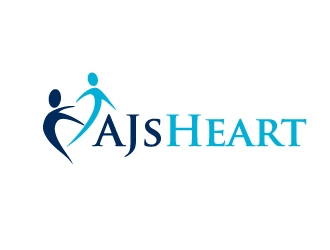 AJs Heart logo design by Marianne