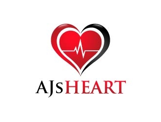 AJs Heart logo design by usef44